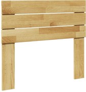 vidaXL Cabeceira 80 cm Madeira maciça de carvalho