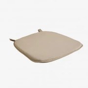 Almofada Para Cadeira Em Tecido Gouda Tecido Castanho Areia - Sklum