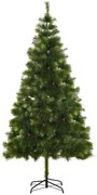HOMCOM Árvore de Natal 210cm Árvore de Natal Artificial com 505 Ramos e Suporte Metálico Ø90x210cm Verde