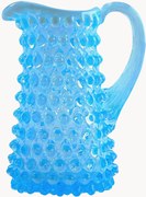 Jarro de leite artesanal Opaline Eiffel Hobnail