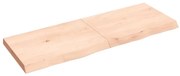 vidaXL Tampo de mesa 140x50x(2-6) cm carvalho maciço não tratado