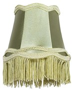 Abajur em tecido verde 12 cm - Granny