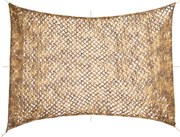 vidaXL Rede de camuflagem com saco de arrumação 516x400 cm areia
