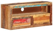 vidaXL Móvel de TV 88x30x40 cm madeira recuperada maciça