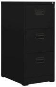 vidaXL Arquivador 46x62x102,5 cm aço preto