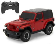 Carro Telecomandado Jeep Wrangler JL 1:24 2,4GHz Vermelho