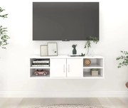 vidaXL Estante de parede 102x30x29 cm derivados de madeira branco