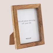 Moldura De Madeira De Manga Nerva Madeira De Manga & 13 X 18 Cm - Sklum