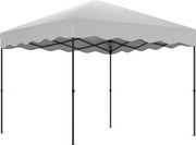 Outsunny Tenda Dobrável Pop-up 3x3 m Tenda de Jardim para Eventos com Proteção UV50+ Altura Ajustável e Bolsa de Transporte Branco | AOSOM Portugal