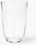 Copos artesanais com superfície irregular Hammered, conjunto de 4