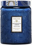Vela perfumada artesanal Mediterranean Lemon (limão, bergamota, jasmim e âmbar solar)