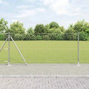Cerca Hexagonal vidaXL 0,8x10 m Aço Galvanizado