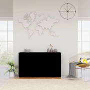 vidaXL Aparador derivados de madeira 120x36x69 cm preto