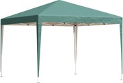 Outsunny Tenda Dobrável 3x3 m Tenda de Jardim com Bolsa de Transporte Altura Ajustável Anti-UV para Terraço Pátio e Exterior Verde | AOSOM Portugal