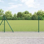 Cerca Hexagonal vidaXL Verde 0.8x10 m Aço