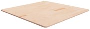 vidaXL Tampo de mesa quadrado 90x90x1,5 cm carvalho maciço não tratado