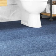 vidaXL Ladrilhos carpete para pisos 20 pcs 5 m² 50x50 cm azul
