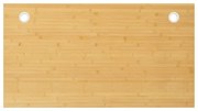 vidaXL Tampo de secretária 100x60x4 cm bambu