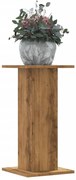 vidaXL Suportes p/ plantas 2 pcs 30x30x60 cm derivados de madeira