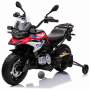 Mota elétrica para crianças 12V BMW GS850 Adventure All-Road 12v e pneus de borracha Vermelha