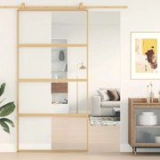 vidaXL Porta deslizante 102,5x205 cm vidro ESG/alumínio dourado