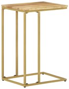 vidaXL Mesa de apoio 35x45x65 cm madeira de mangueira maciça