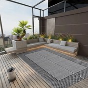vidaXL Tapete de exterior 140x200 cm ARAKIL PP preto