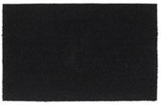 vidaXL Tapete de porta 50x80 cm fibra de coco tufada preto
