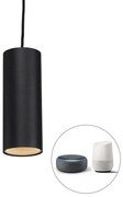 LED Candeeiro suspenso preto lâmpada- WiFi GU10 - TUBO Design,Moderno