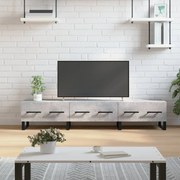 vidaXL Móvel de TV 150x36x30 cm derivados de madeira cinzento cimento