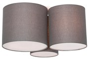 Candeeiro de teto moderno taupe 3 luzes - Multidrum
