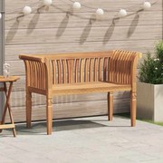 vidaXL banco Castanho 127,5 x 52 x 80 cm Madeira de teca maciça