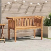 vidaXL Banco de Jardim 127,5 x 52 x 80 cm em Madeira de Teca