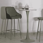 CONJUNTO DE 2 BANCOS DE BAR ALASKA VERDE 52X46X111 CM (ALTURA DO ASSENTO 78 CM)