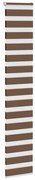 vidaXL Cortina de zebra 40x200 cm largura do tecido 35,9 cm poliéster