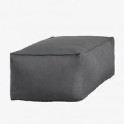 Puff 110x65 Cm Em Tecido Dojans Cinza Granito - Sklum