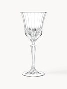 Crystal Wine Glasses Adagio with Relief, Set of 6