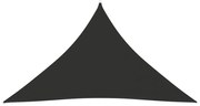 vidaXL Para-sol estilo vela tecido oxford triangular 5x5x6 m antracite
