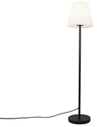 Candeeiro de pé preto abajur branca IP65 35cm - VIRGINIA Design