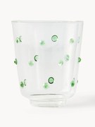 Copos em vidro de borossilicato artesanais Nob, conjunto de 2