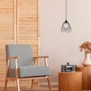 Candeeiro Zeyno – Preto – 25 x 25 cm