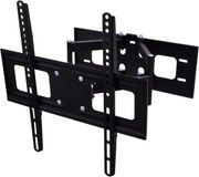 vidaXL Suporte TV parede 3D braço duplo + inclinação rotação 400x400mm