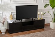 Móvel para TV Vanguard – Preto Madeira – 160x42x29,5 cm