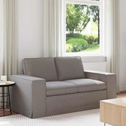 vidaXL Sofá Cinzento-acastanhado 162 x 80 x 82 cm tecido