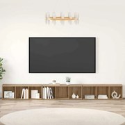 vidaXL Gabinete para TV 3 pcs carvalho artisiano 37 x 35 x 107.5 cm