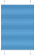 vidaXL Azul Plissada Cega 95x100 cm Largura Tecido 94,4 cm Poliéster