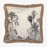 Almofada Quadrada 45x45 Cm Em Algodão Diwas A - Sklum