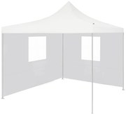 Tenda dobrável profissional festas 2 paredes 3x3m aço branco