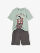 Pijama bicolor, ONE PIECE®   verde-água