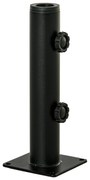 Suporte Chapéu de Sol para Chão de Cimento com 2 Botões de Bloqueio e